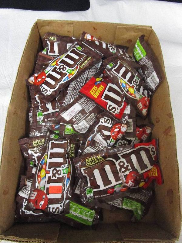 lot 134 image: Assortment of M&ms 30 ct packs