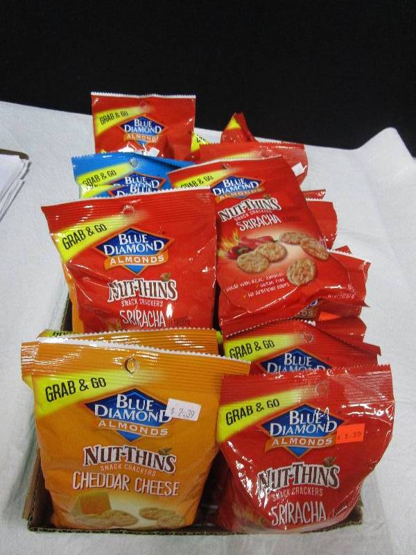lot 179 image: 24 Bags Snack Crackers Nut-Thins