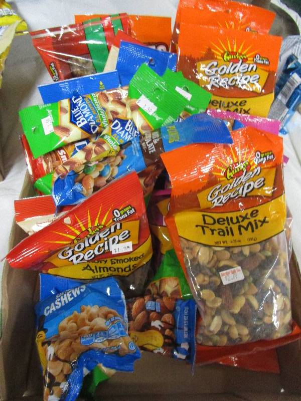 lot 185 image: 27 Various Nuts and Snacks