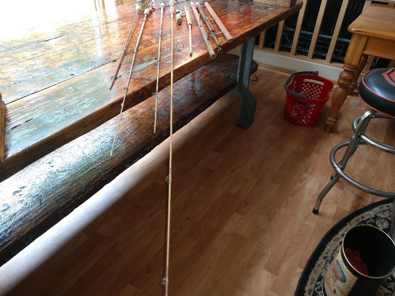 lot 36 image: Antique Fishing Rods