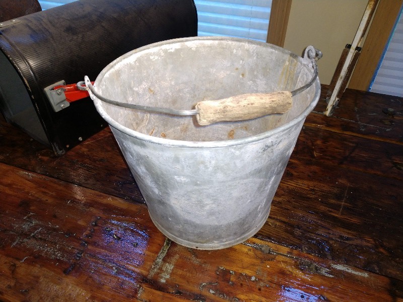 lot 5 image: Two Mailboxes and One Galvanized Bucket