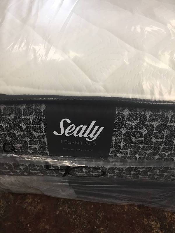 lot 13 image: NEW--QUEEN-- SEALY ESSENTIALS-- SMG HOLLY FIRM TIGHT TOP-- QUEEN SIZE MATTRESS- MSRP $ 1399.99