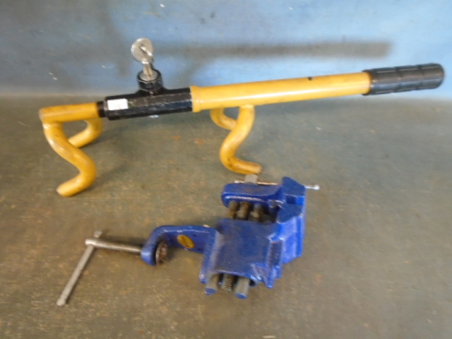 Steering Wheel Lock and Vise