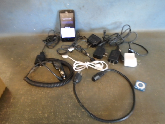 Track Phone, Ipod and Power Cords