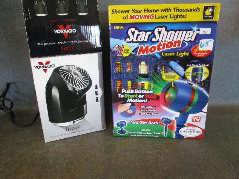 Personal Fan and Laser Light
