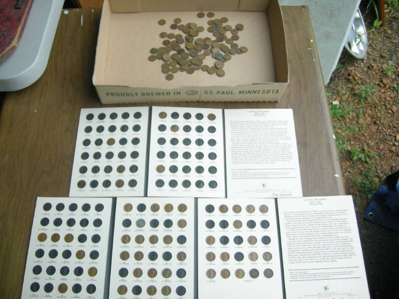 lot 61 image: Wheat Penny Group