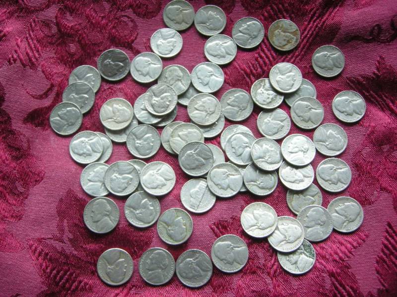 lot 69 image: Old Jefferson Nickels