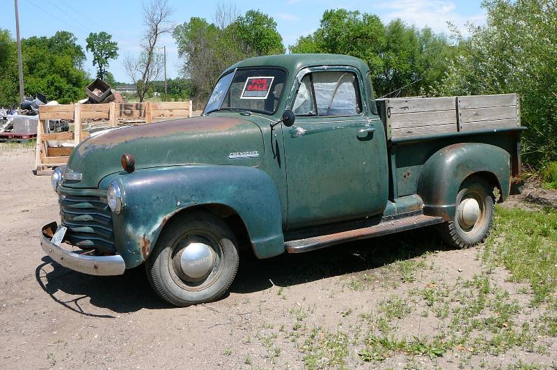 lot 1 image: Vintage 1951 Chevy Truck