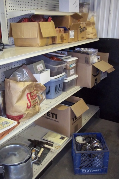 lot 146 image: Huge Candle making lot with hundreds and  hundreds of pounds of supplies