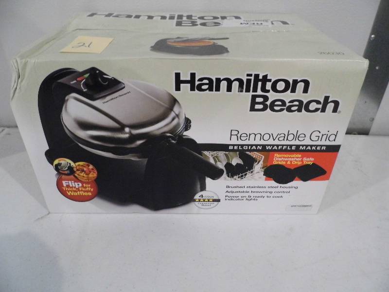 Hamilton Beach Belgian Waffle Maker