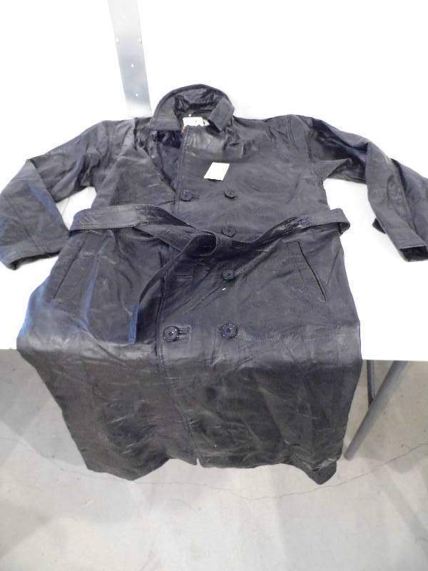 Leather Trech Coat