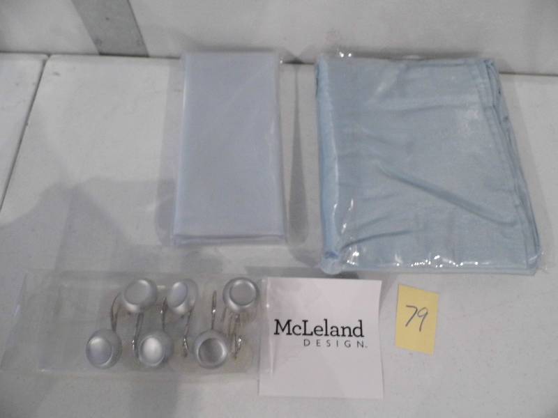 Shower Curtain - Liner - Hooks