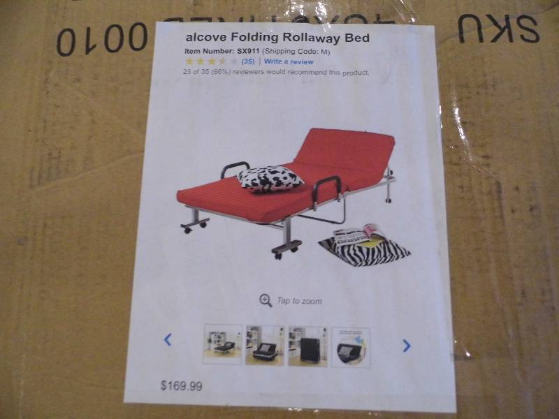 Alcove Folding Rollaway Bed