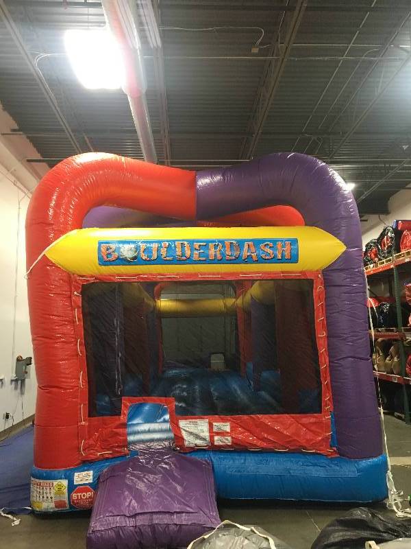 Boulder dash interactive inflatable