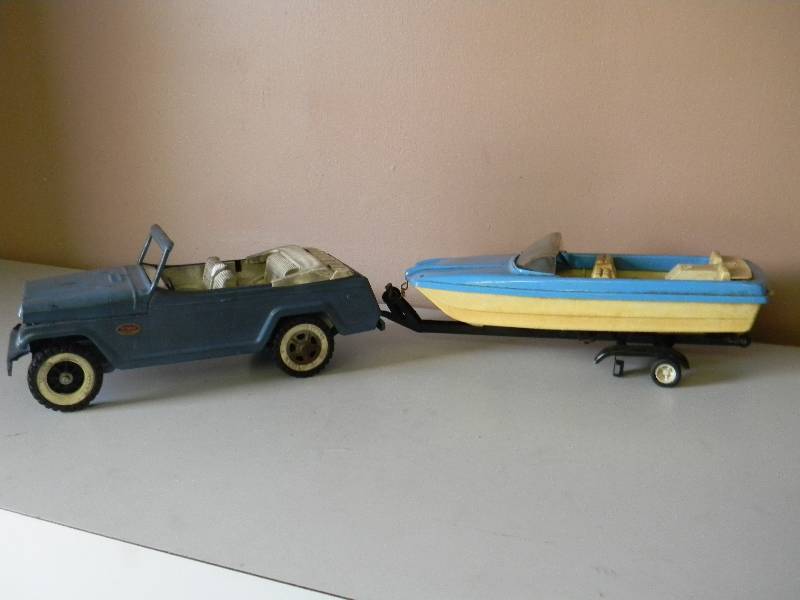 tonka jeepster with boat