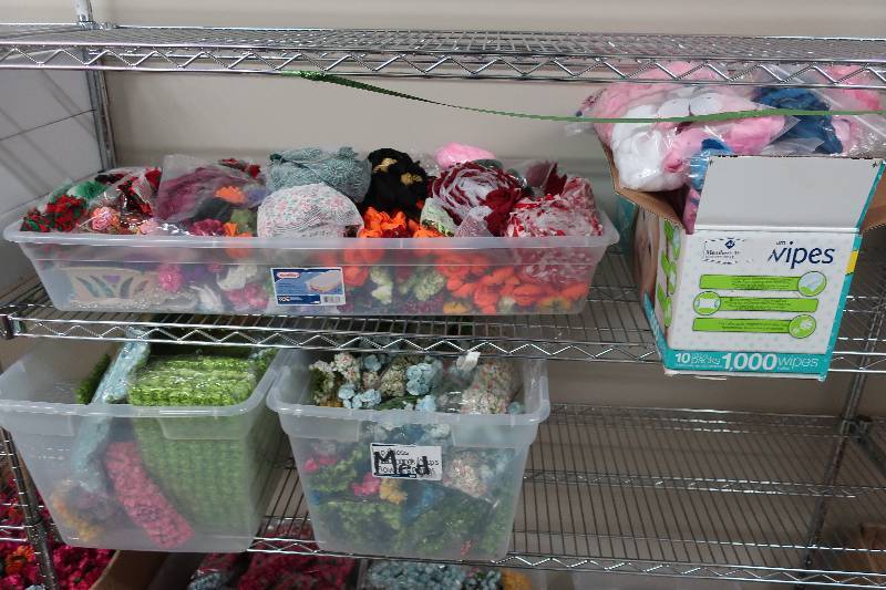 lot 501 image: 4 BOXES OF ASSORTED FLOWERS