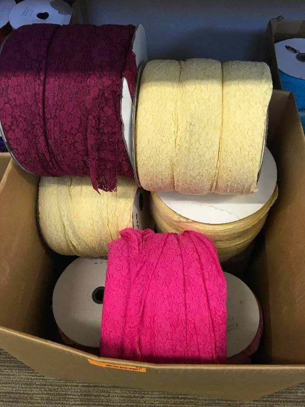 lot 59 image: LACE ELASTIC RIBBON