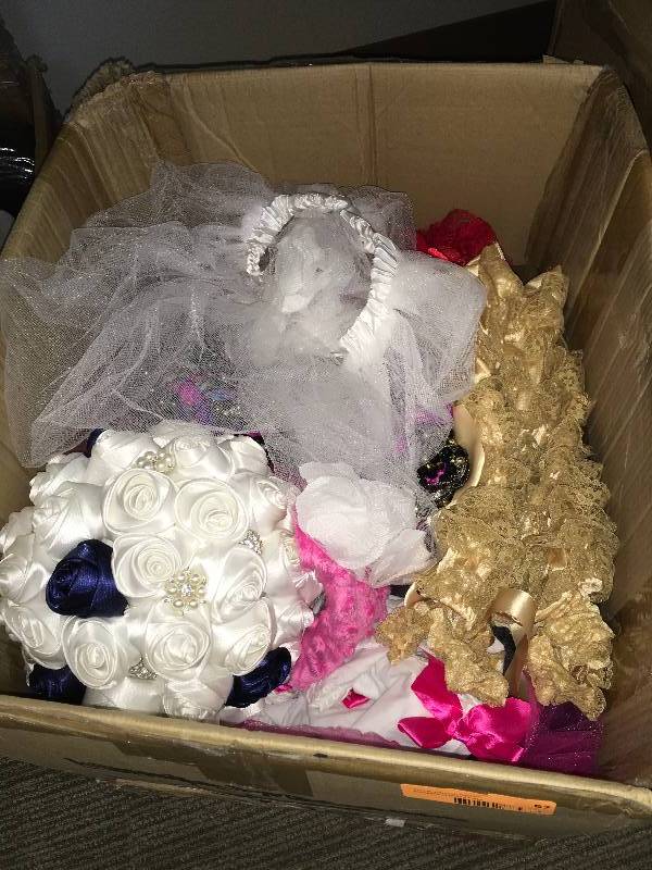 lot 67 image: MIXED BOX OF RIBBON