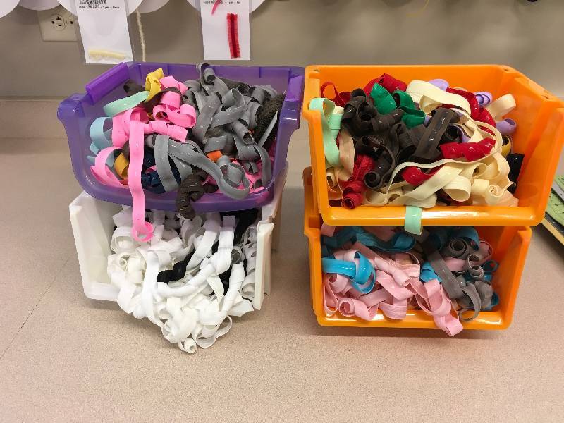 lot 76 image: MIXED RIBBON BINS