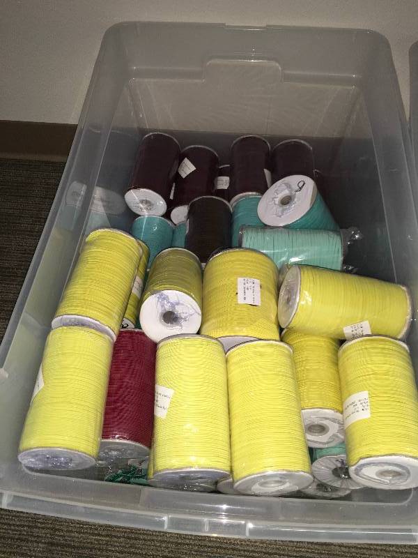 lot 81 image: SKINNY ELASTIC RIBBON