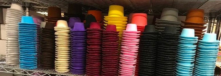 lot 328 image: MINI COWBOY HATS AND TOP HATS