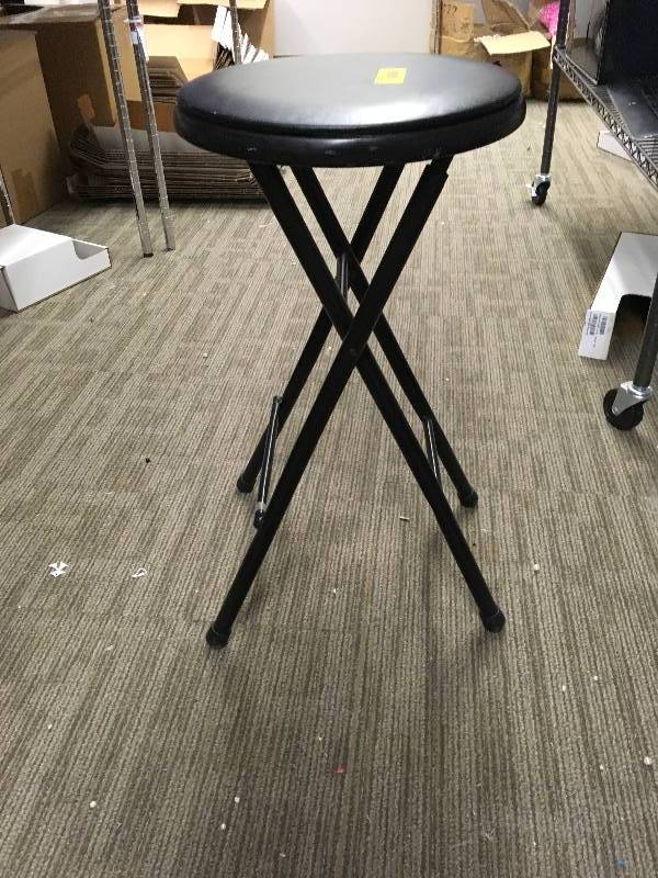 lot 357 image: BLACK STOOL