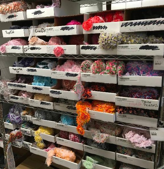 lot 367 image: FLOWERED RIBBONS AND SHABBY CHIFFON