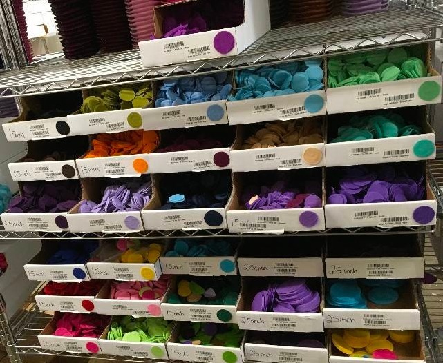 lot 370 image: FELT CIRCLES