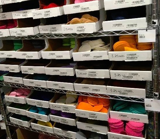 lot 368 image: FELT CIRCLES
