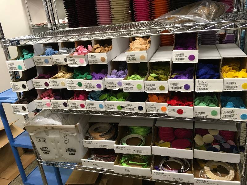 lot 371 image: FELT CIRCLES AND HEADBANDS