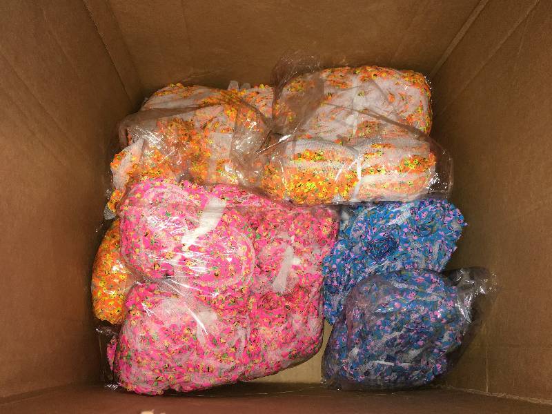lot 396 image: FLOWERED RIBBON, SHABBY CHIFFON