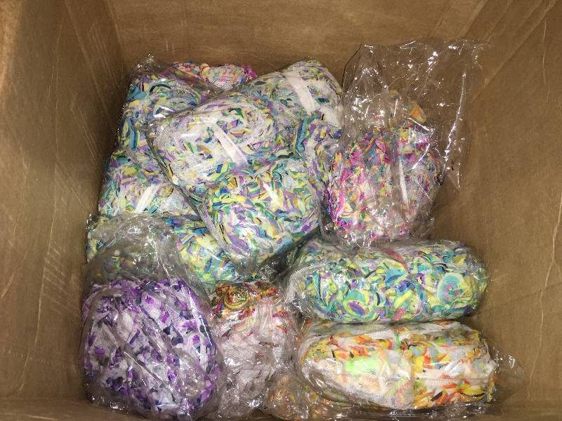 lot 405 image: FLOWERED RIBBON, SHABBY CHIFFON