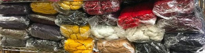 lot 448 image: HUGE LOT OF KNITTED HEADWRAPS
