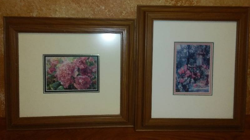 lot 6 image: Ellen Jean Diederich of Fargo, her downtown collection, framed, triple matted, 14  x 13
