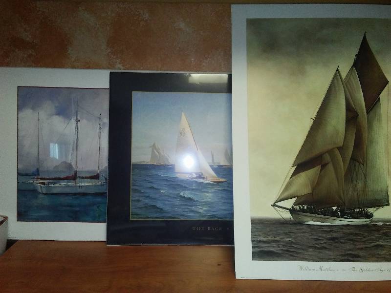 lot 15 image: Yachting Poster Art (3)