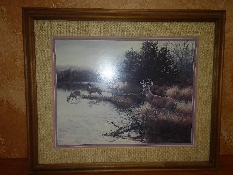 lot 22 image: Julie Crocker, Deer for a Drink,