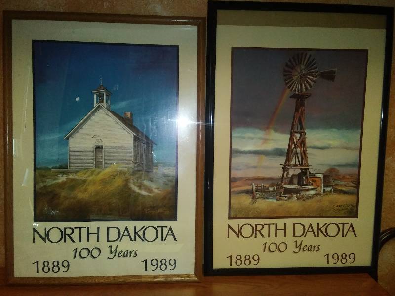 lot 24 image: North Dakota 100 Years (2) both signed