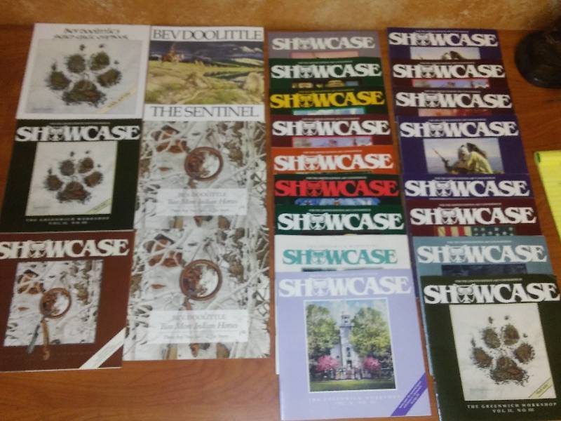 lot 52 image: Greenwich Workshop Customer only quarterly publications and updates, 2 dozen
