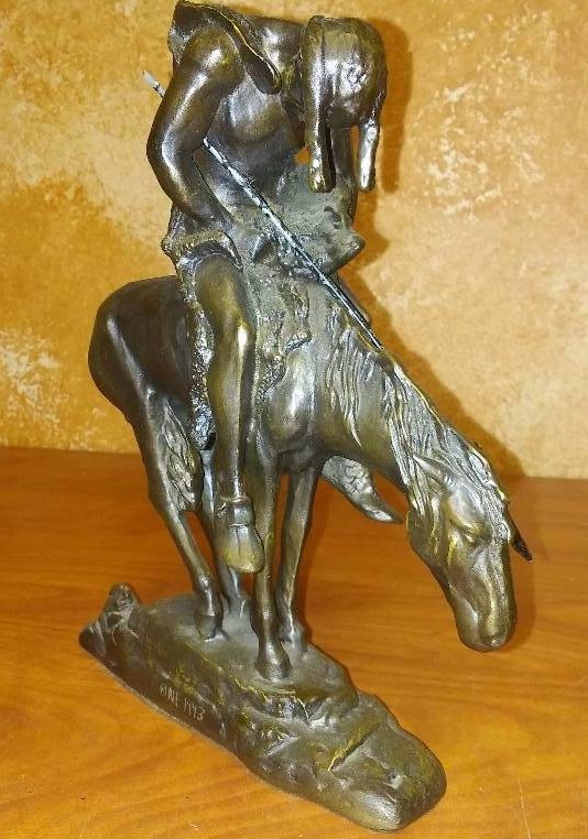 lot 54 image: End of The of the Trail Sculpture, 1505 of 9500, James Earle Fraser