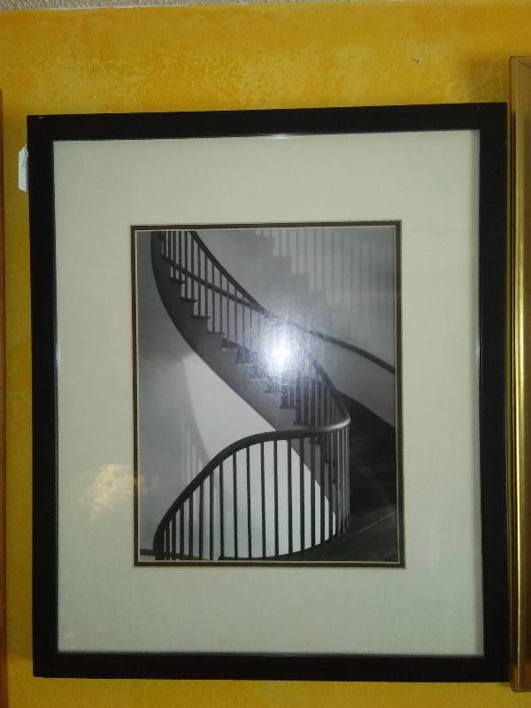 lot 68 image: Staircase Black and White Print