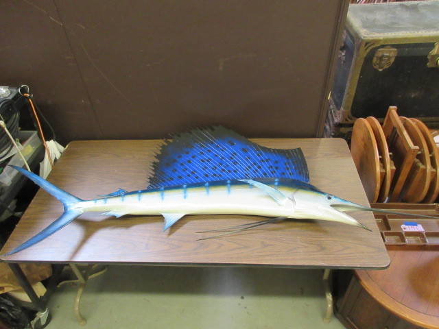 lot 301 image: BEAUTIFUL MOUNTED SAILFISH