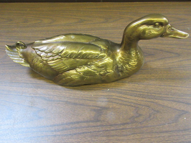 lot 303 image: BRASS DUCK