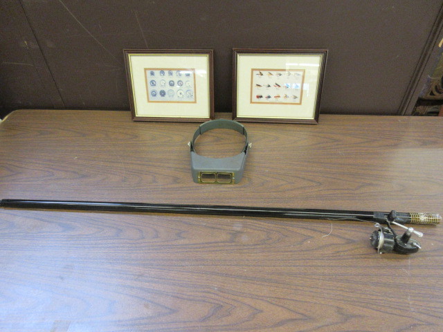 lot 305 image: TELESCOPING CANE POLE, ART AND VISOR