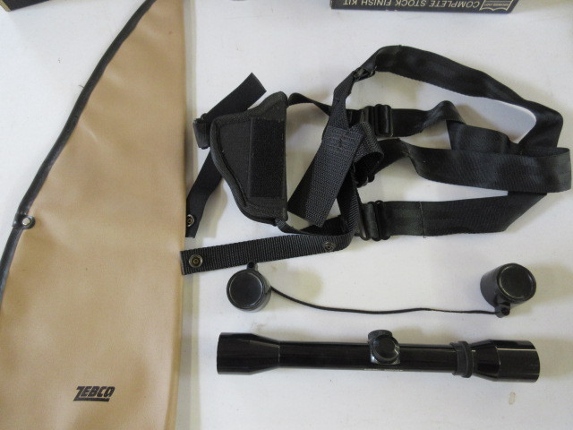 lot 315 image: BUSHNELL SCOPE AND HOLSTERS