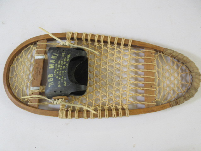lot 320 image: NATURAL WOOD AND ROPE SNOWSHOE
