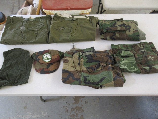 lot 327 image: MILITARY FATIGUES