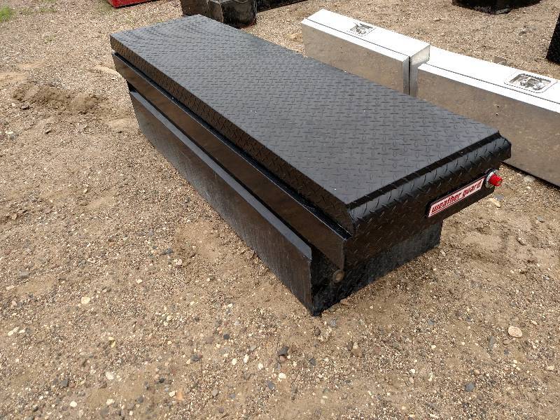 lot 214 image: Weather Guard Aluminum Saddle Toolb...
