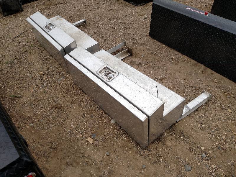 lot 216 image: (2) 36 Aluminum Toolboxes...