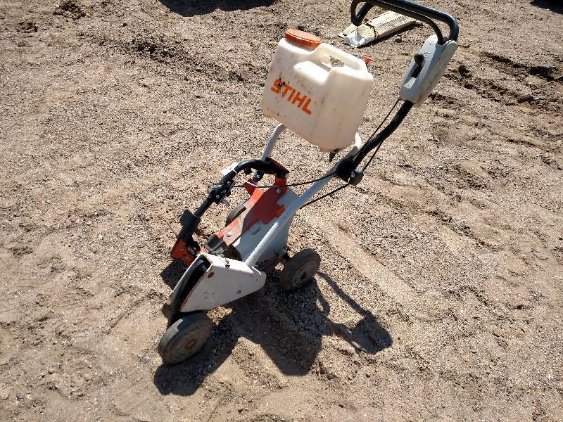 lot 228 image: Stihl Concrete Saw Cart with Water ...