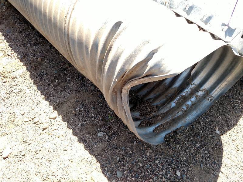 lot 239 image: (2) pcs. 24 Steel Culvert, Approx....
